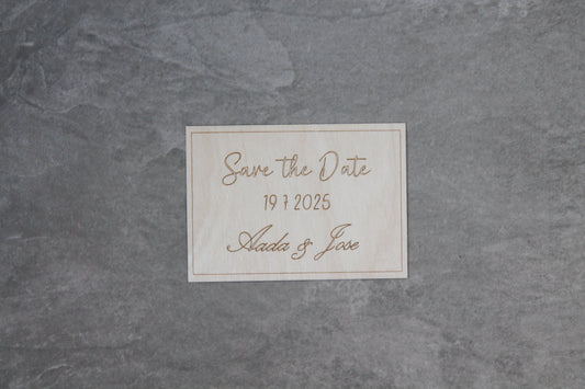 Save the Date card