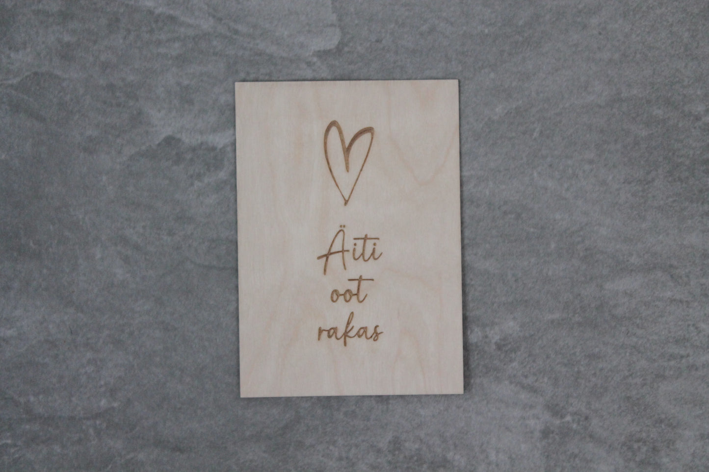 Äiti oot rakas -kortti