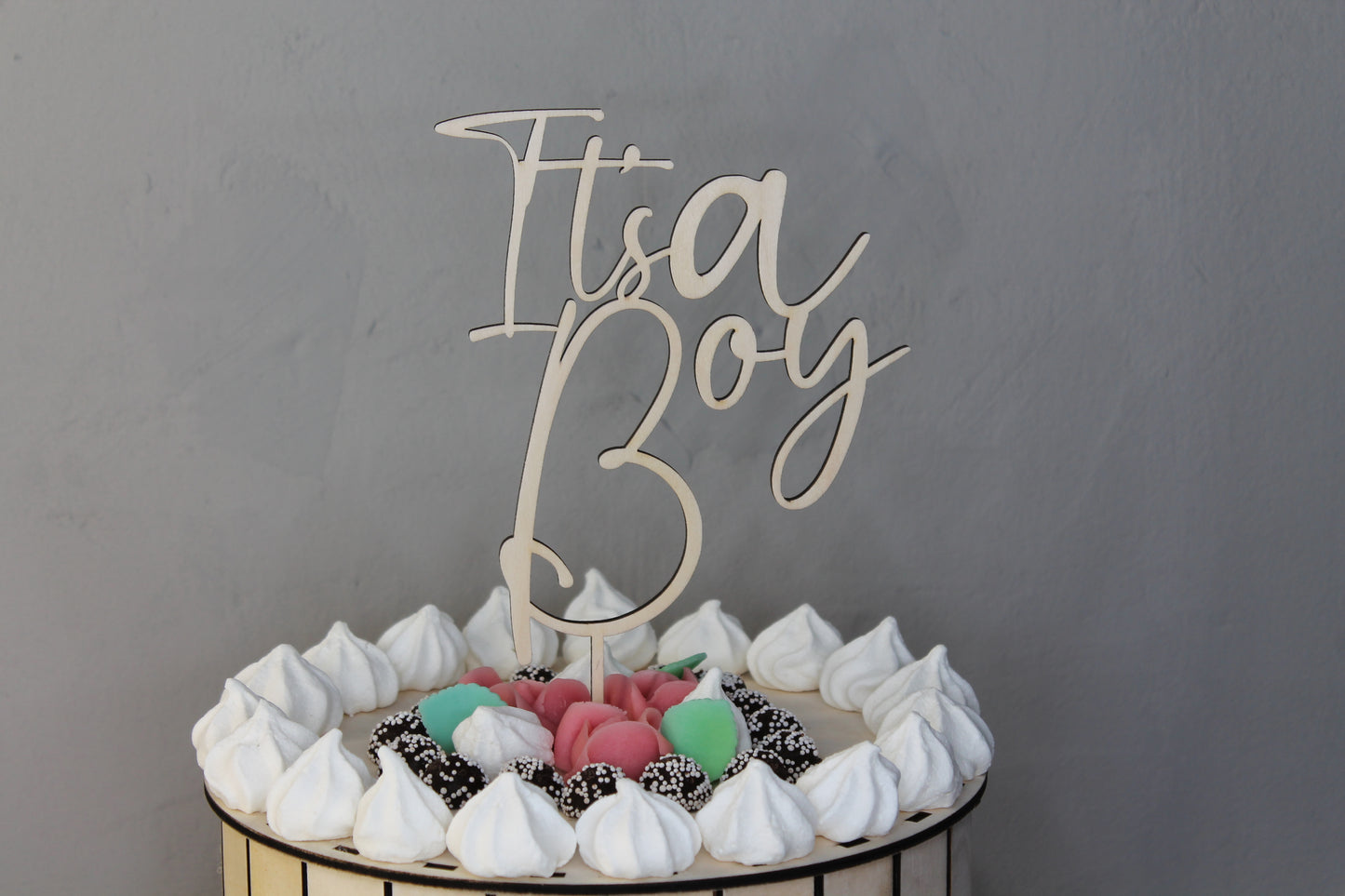 It's a boy -kakkukoriste