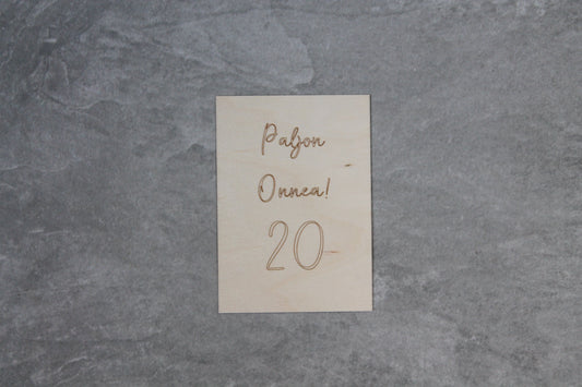 Birthday card [age selectable]