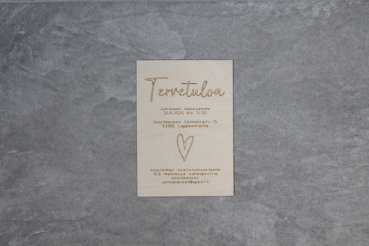Invitation card