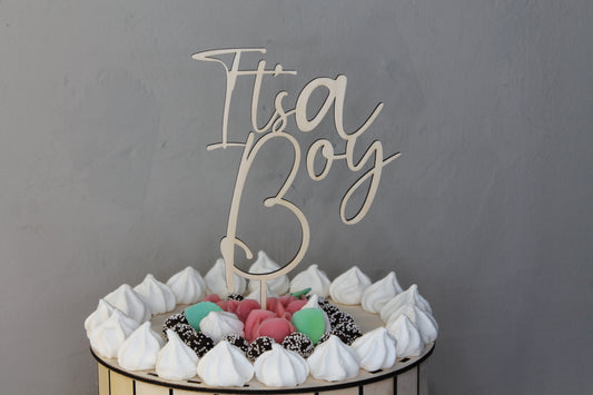 It's a boy -kakkukoriste